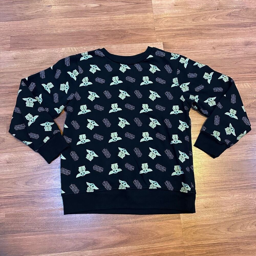 Star Wars Grogu Print Sweatshirt | Youth Size Large